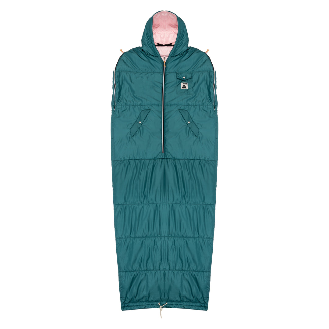POLERポーラー NAPSACK 寝袋　FURRY CAMO NEW Poler Napsack Reversible Sleeping Bag Suit Furry Camo