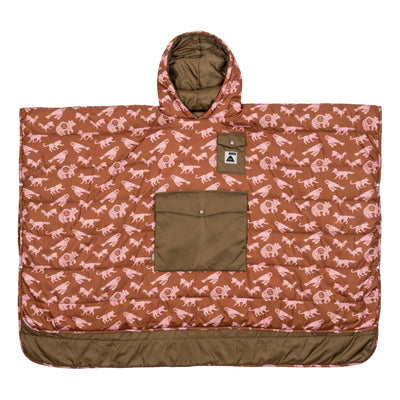 Poncho - Critter Brown product CRITTER BROWN S/M 