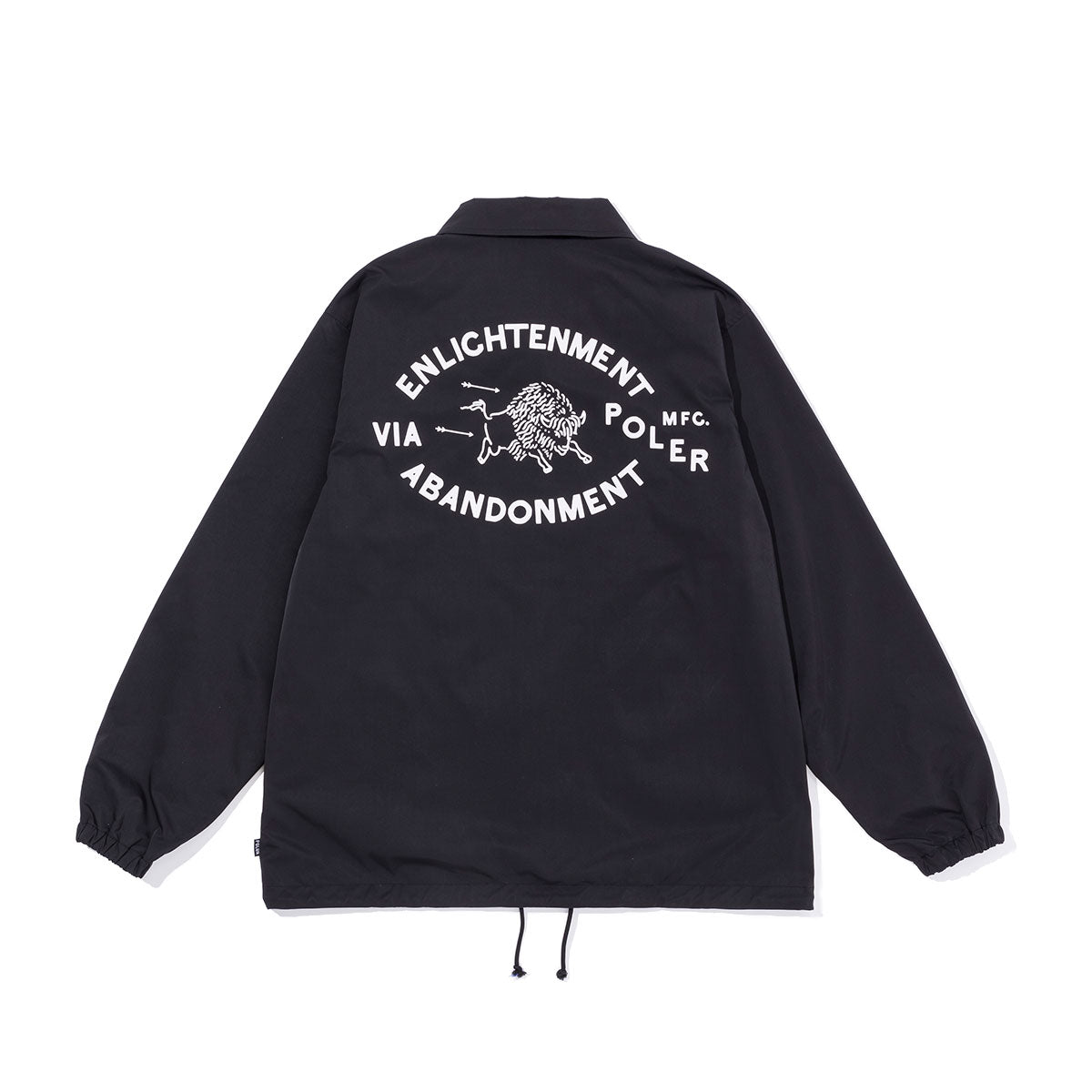 ENLIGHTENMENT COACH JACKET OUTERWEAR M BLACK