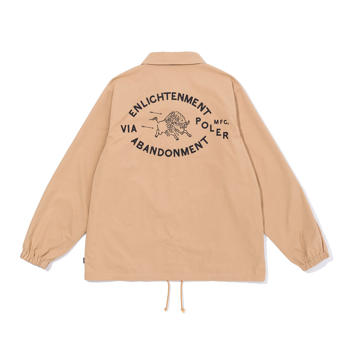 ENLIGHTENMENT COACH JACKET OUTERWEAR M BEIGE