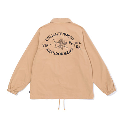 ENLIGHTENMENT COACH JACKET OUTERWEAR M BEIGE