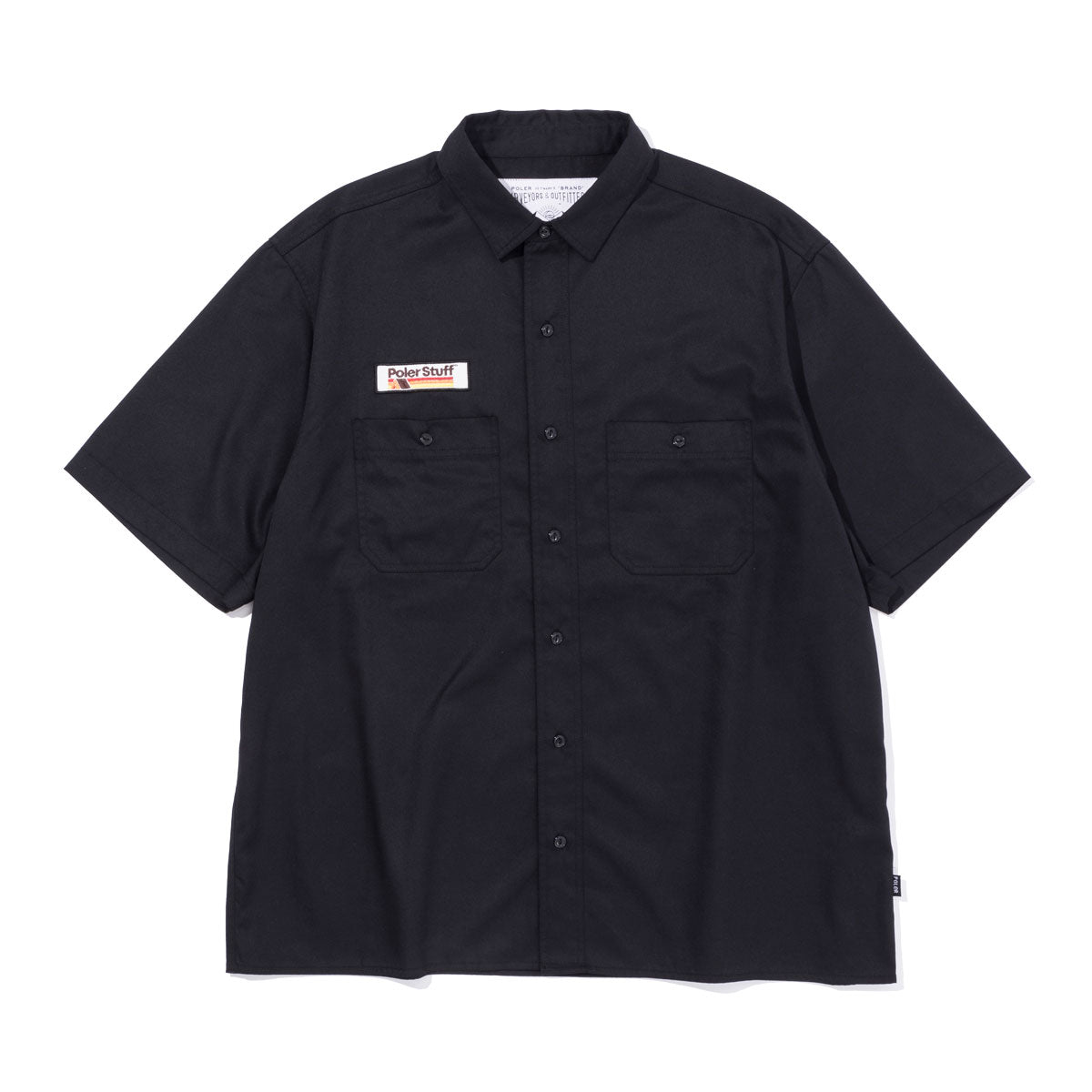 POLER S/S RELAX WORK SHIRT SHIRTS S BLACK