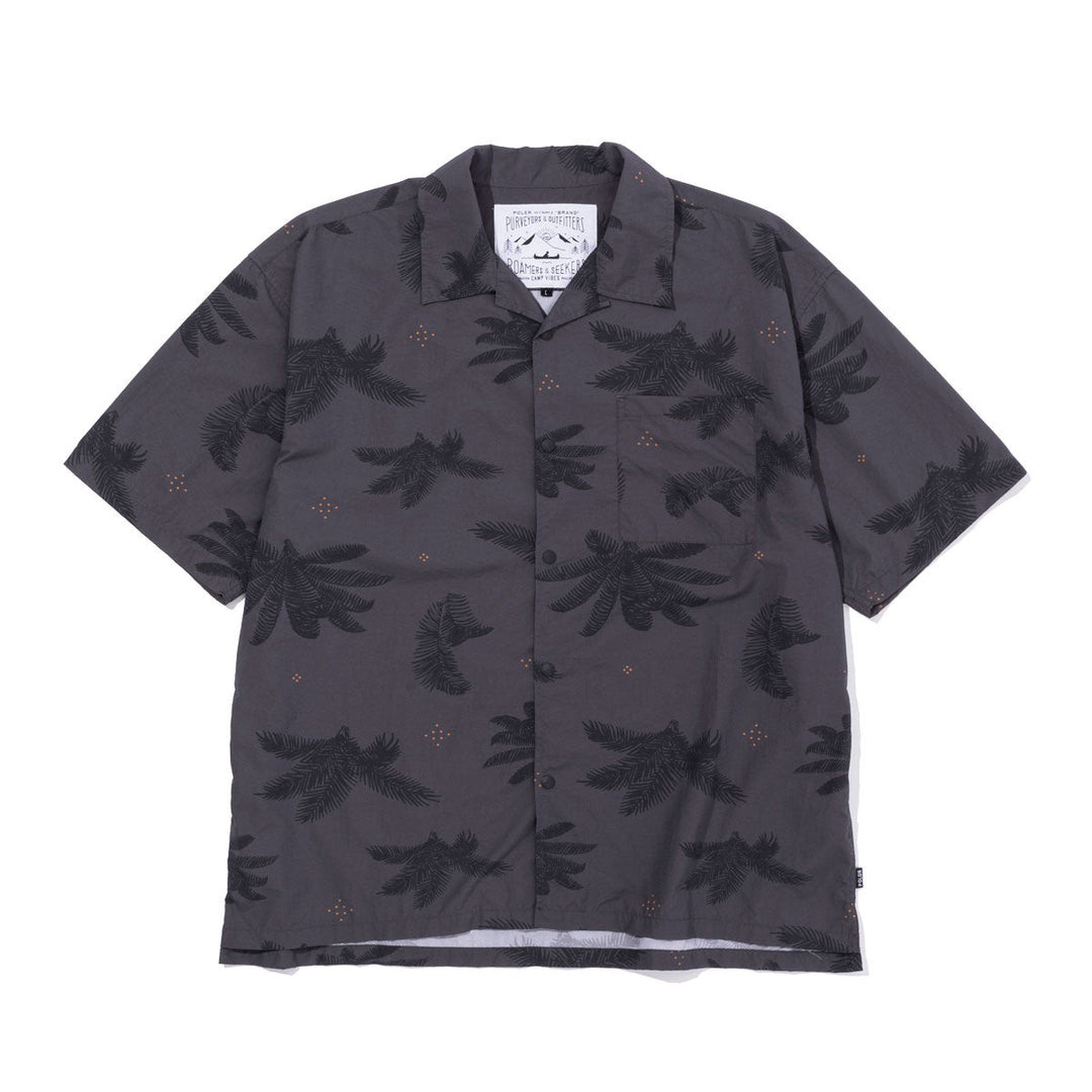 Shirring Nylon Shirt - black Shirts S BLACK