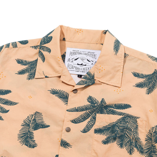 Shirring Nylon Shirt - beige Shirts