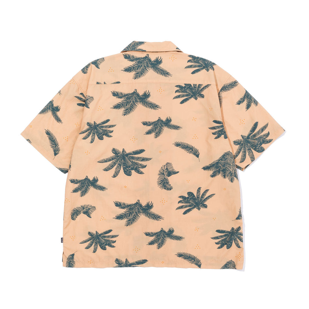 Shirring Nylon Shirt - beige Shirts