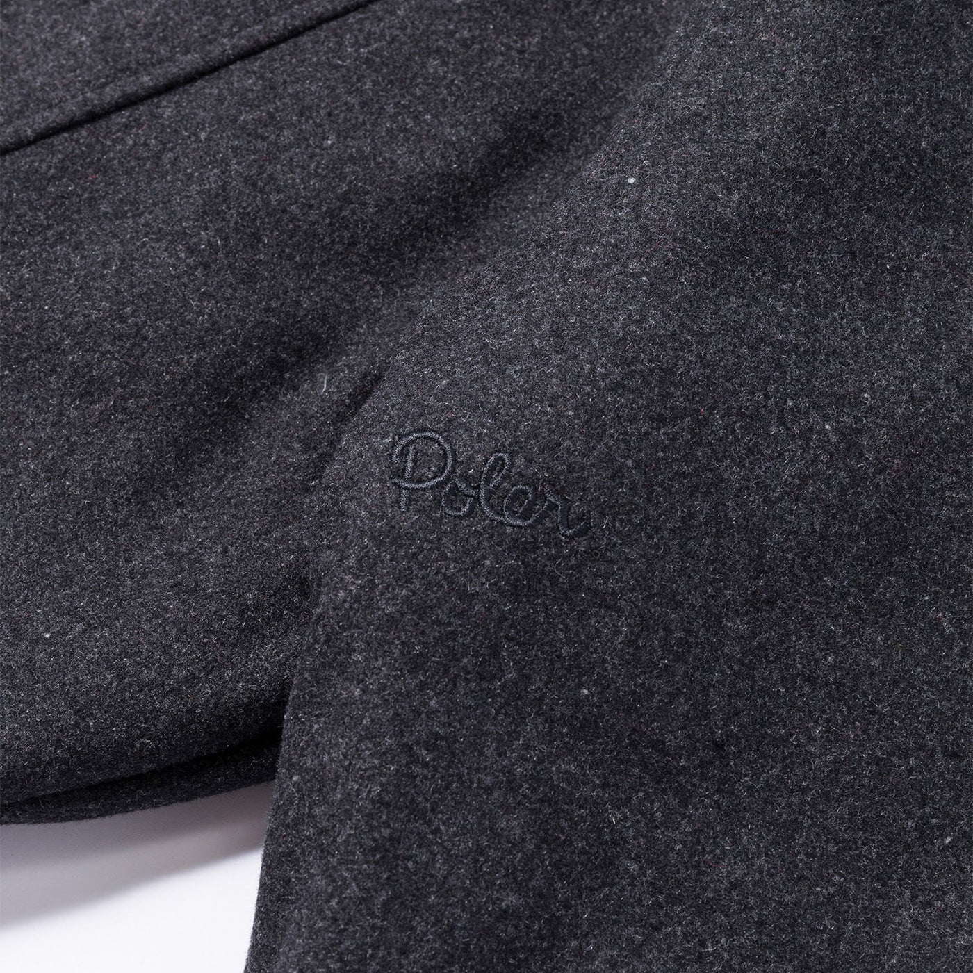 INSULATED WOOL OVERSHIRT JACKET BLACK OUTERWEAR