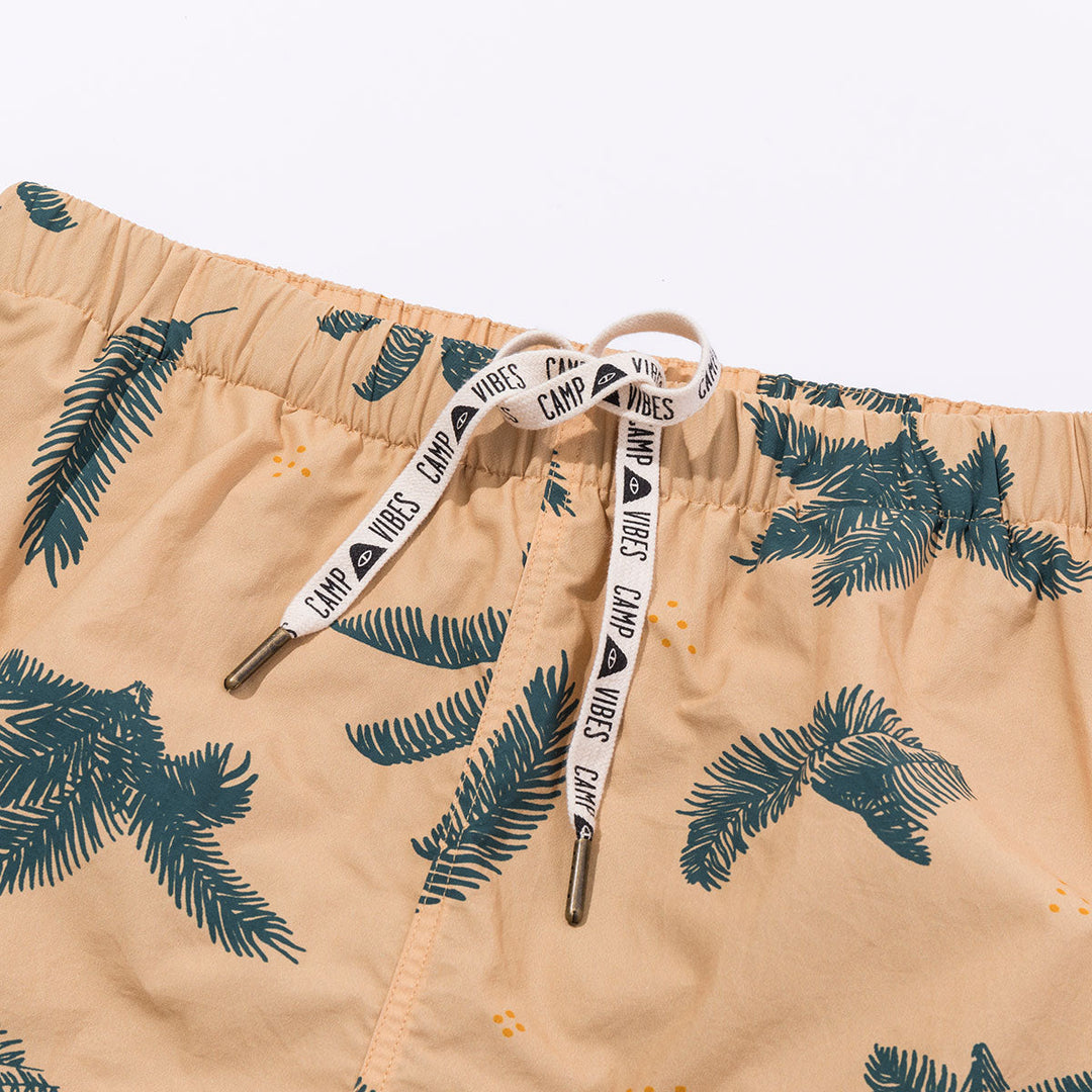Shirring Nylon Shorts Pants + Shorts