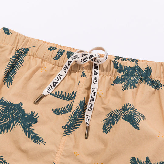 Shirring Nylon Shorts Pants + Shorts