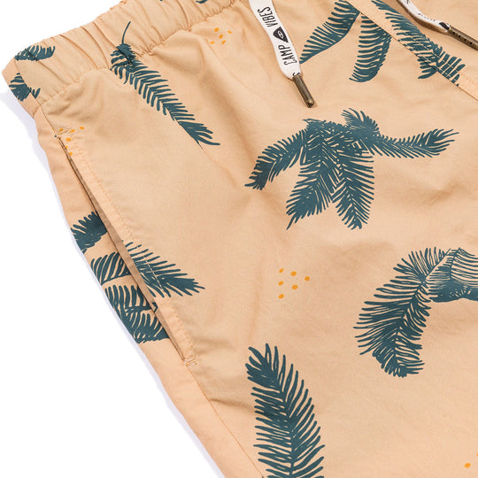 Shirring Nylon Shorts Pants + Shorts