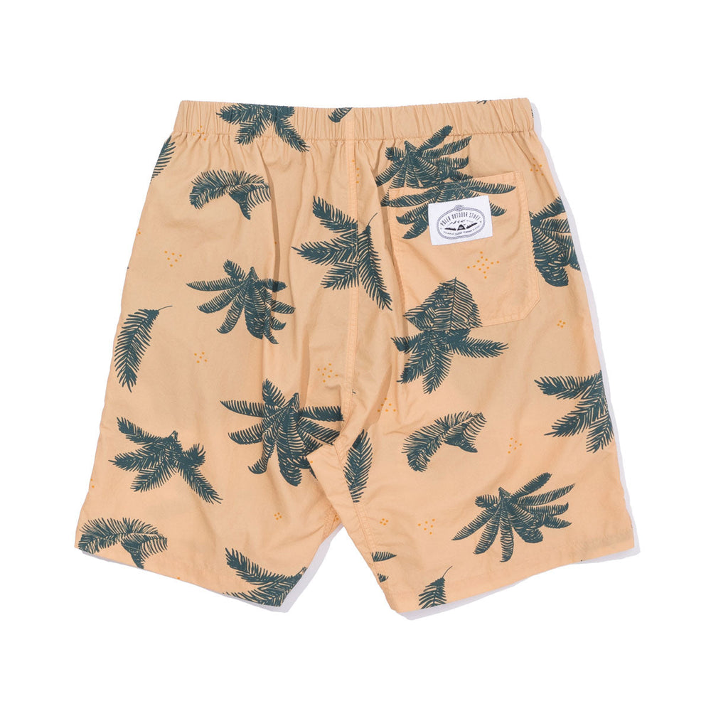 Shirring Nylon Shorts Pants + Shorts S BEIGE