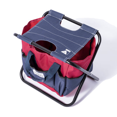 MULTI-UTILITY CHAIR RED/NAVY CAMP FURNITURE RED/NAVY