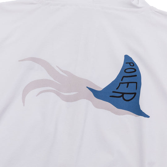 Furry Font Quick-Dry Zip Hood - white Sweatshirts + Hoodies