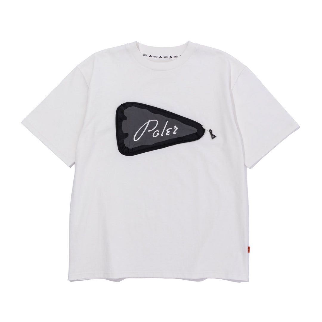 PRM Wash Arrowhead Pocket Tee - white Shirts M WHITE