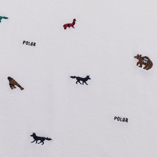 PRM Wash Emb Tee - animal black Shirts