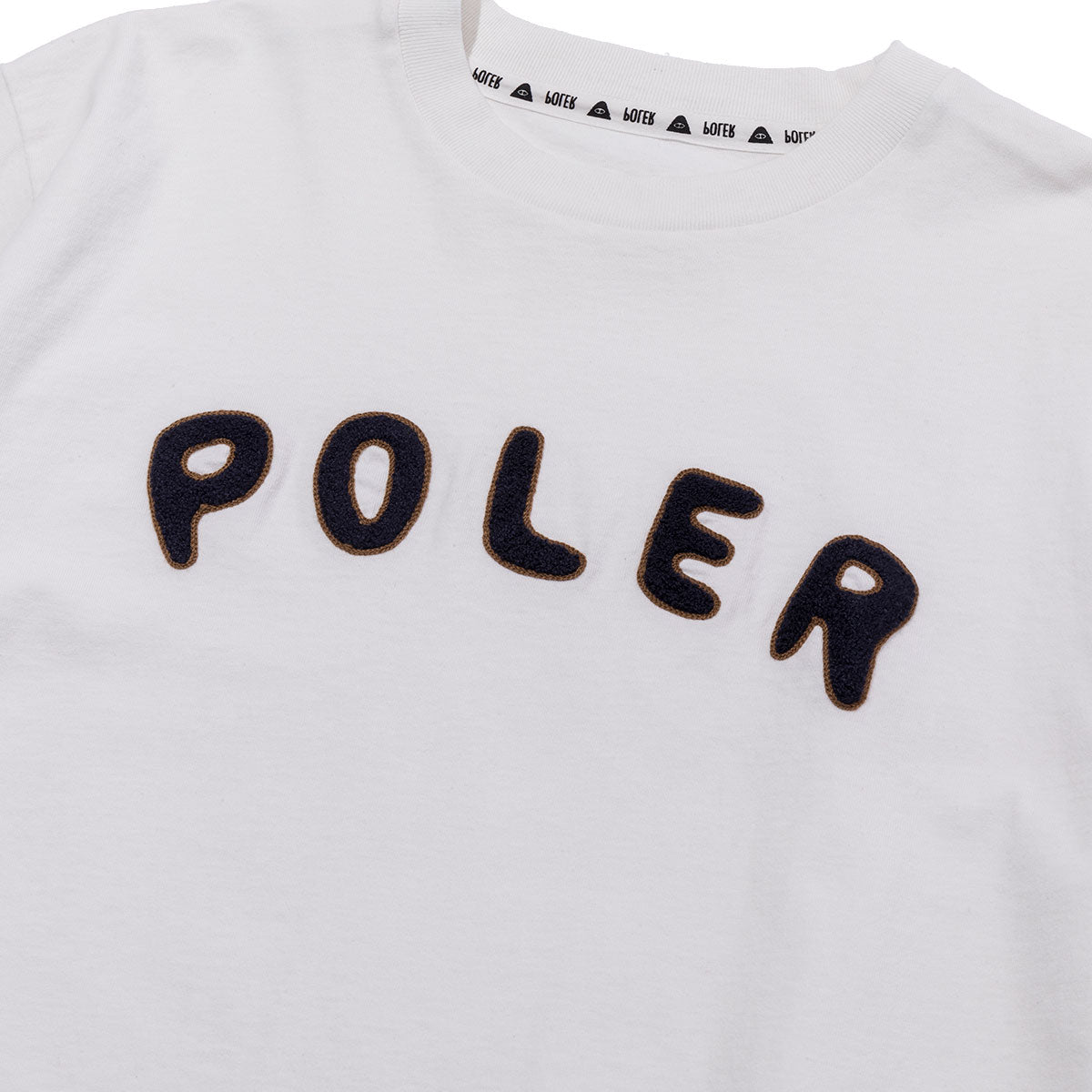 PRM WASH POLER CHENILLE EMB TEE TEE SHIRTS