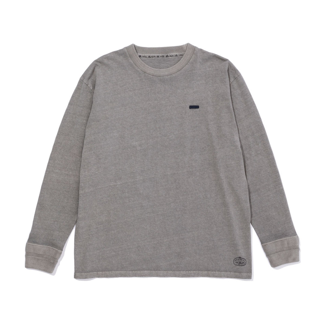PRM Pigment Dye Long-Sleeved Tee Shirts S ASH GRAY