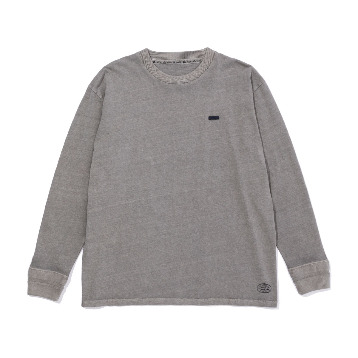 PRM PIGMENT DYE LSTEE TEE SHIRTS S ASH GRAY