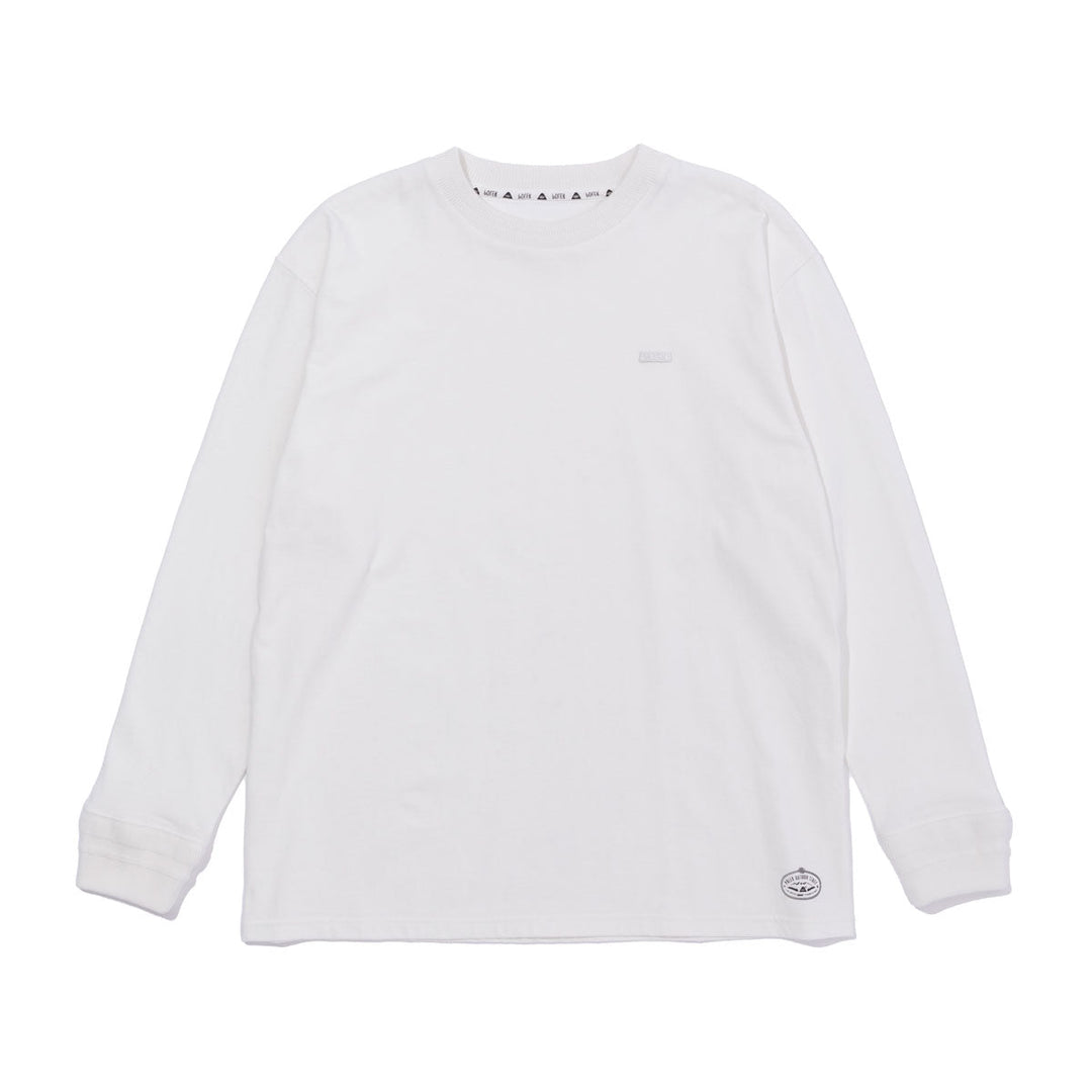 PRM Pigment Dye Long-Sleeved Tee Shirts S WHITE