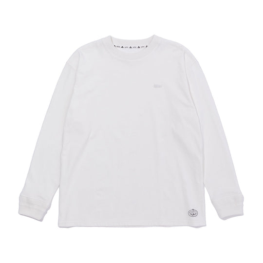 PRM Pigment Dye Long-Sleeved Tee Shirts S WHITE
