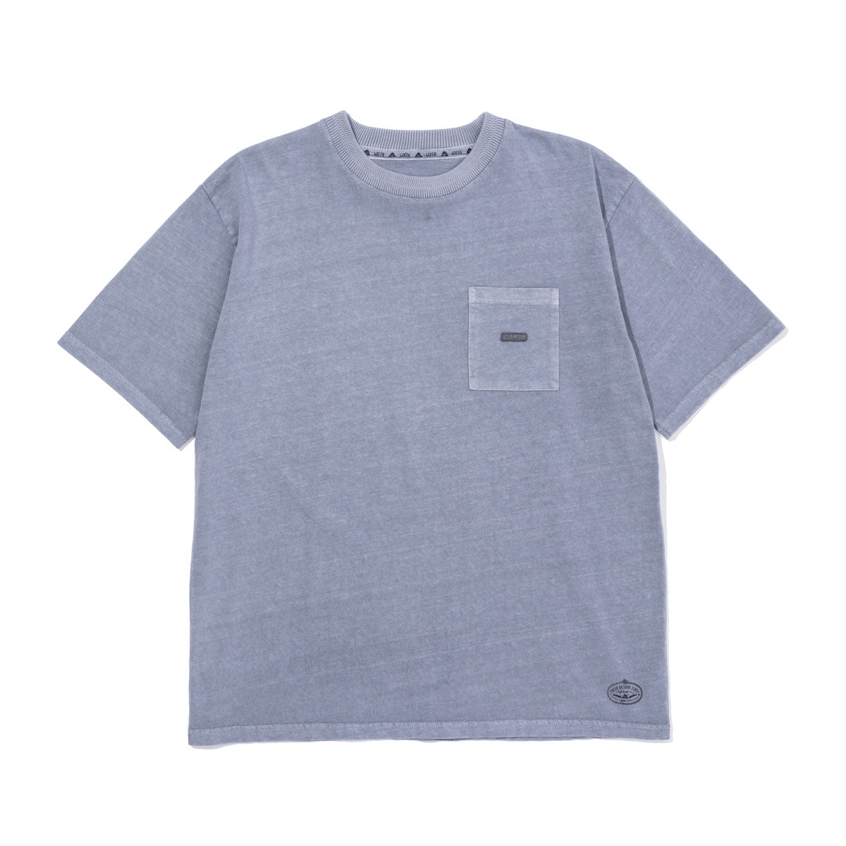 PRM PIGMENT DYE TEE TEE SHIRTS S ASH BLUE