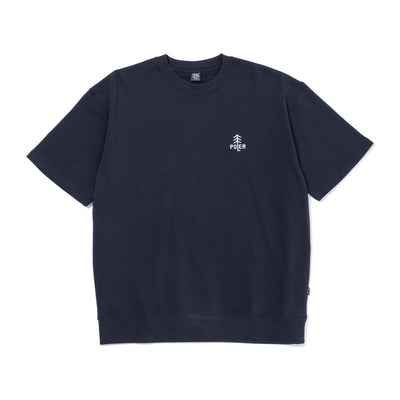 CAMPTIME BAGGY S/S CREW SWEATSHIRTS & FLEECE M BLACK