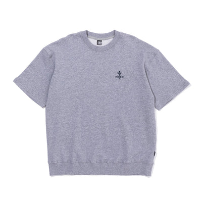 CAMPTIME BAGGY S/S CREW SWEATSHIRTS & FLEECE M HEATHER GRAY