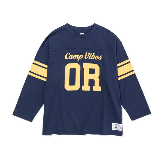 CAMP VIBES Football Shirt Shirts M NAVY