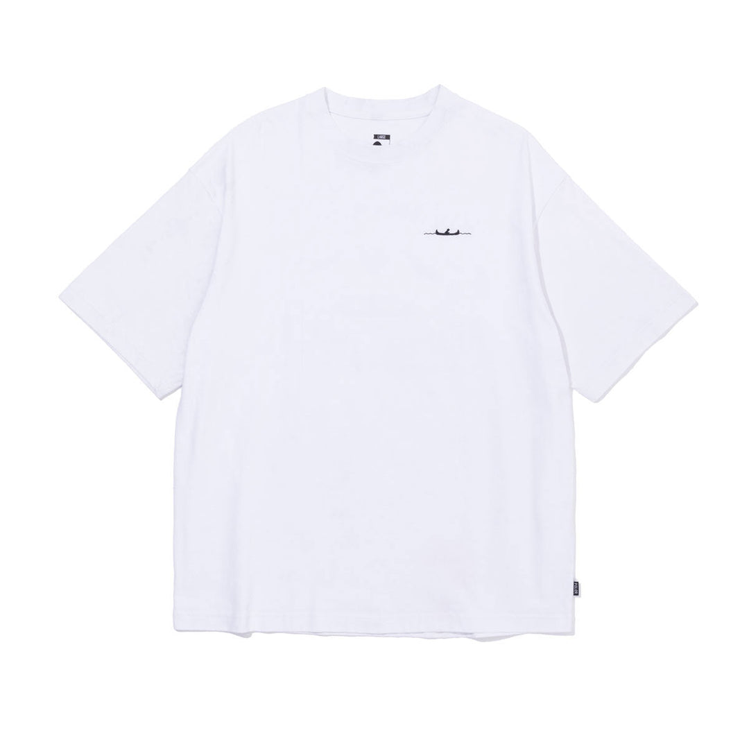 CAMP VIBES Label Relax Fit Tee Shirts