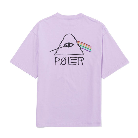 Psychedelic Relax Fit Tee Shirts M LILAC