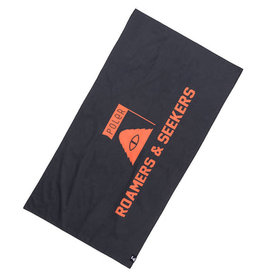 BEACH TOWEL SUMMIT BLACK SURF GOODS BLACK/ORANGE