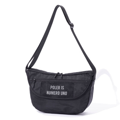 X-CLOTH MESSENGER BAGS BLACK