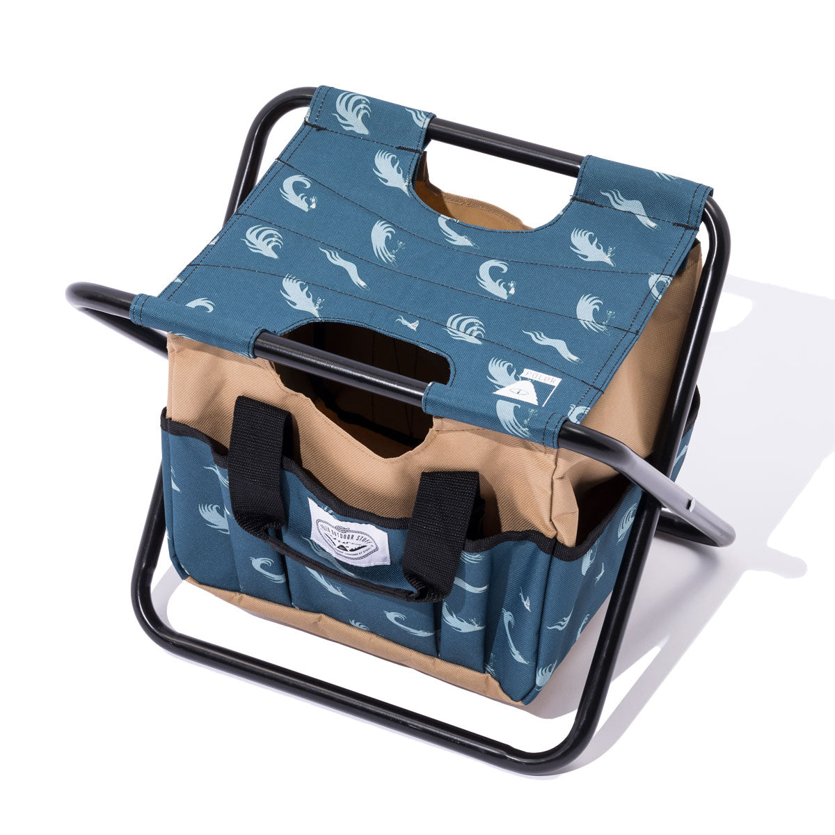 MULTI-UTILITY STOOL/CHAIR CAMP FURNITURE BLUE