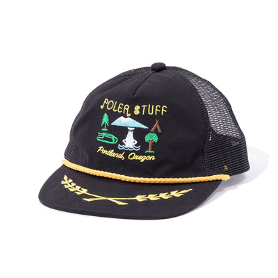 TOURIST TRAP CAP HEADWEAR BLACK