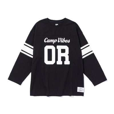 CAMPVIBES FOOTBALL SHIRT OTHER APPAREL M BLACK