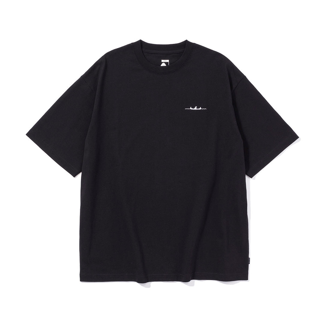 CAMP VIBES Label Relax Fit Tee Shirts