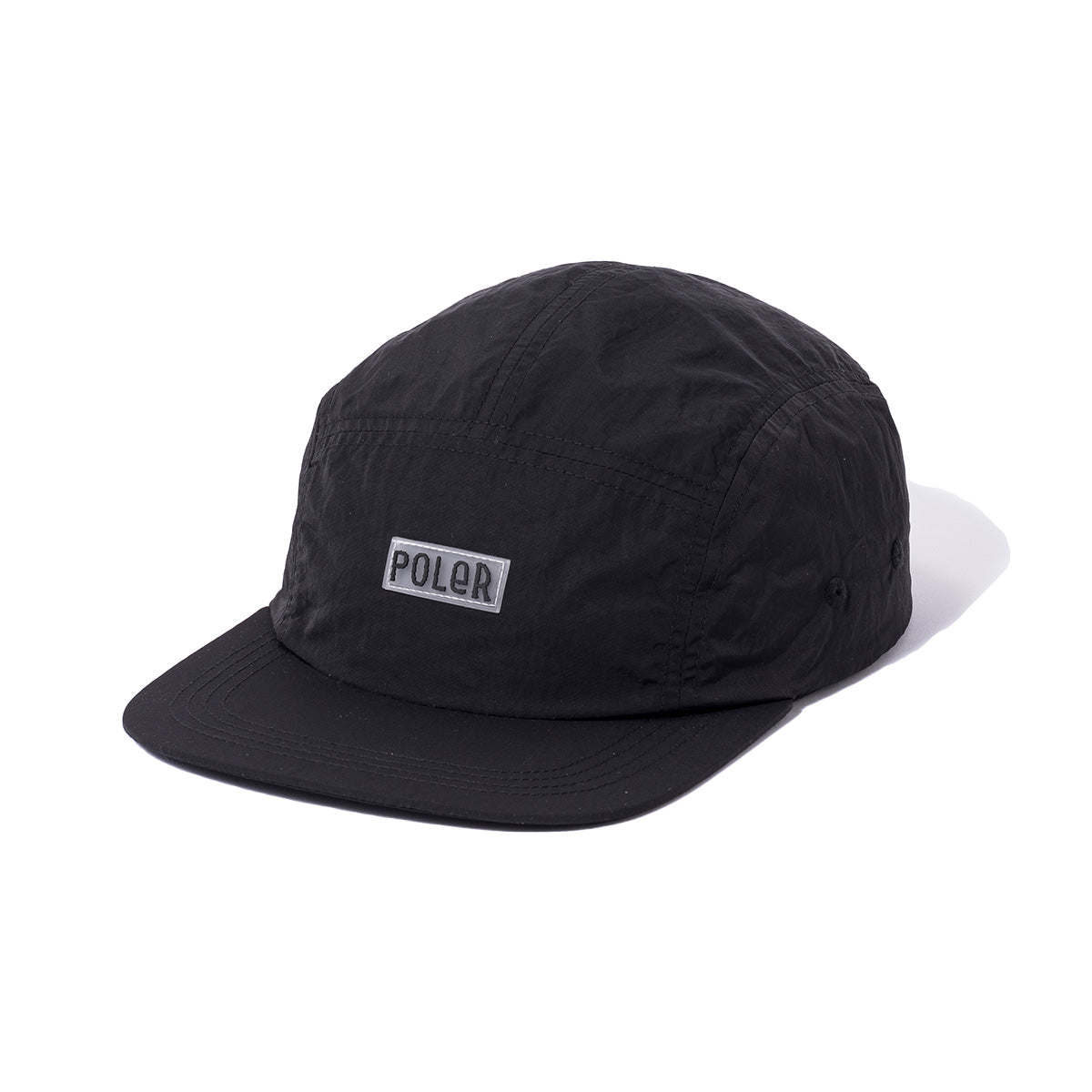 FURRY FONT NYLON 5P CAP HEADWEAR BLACK