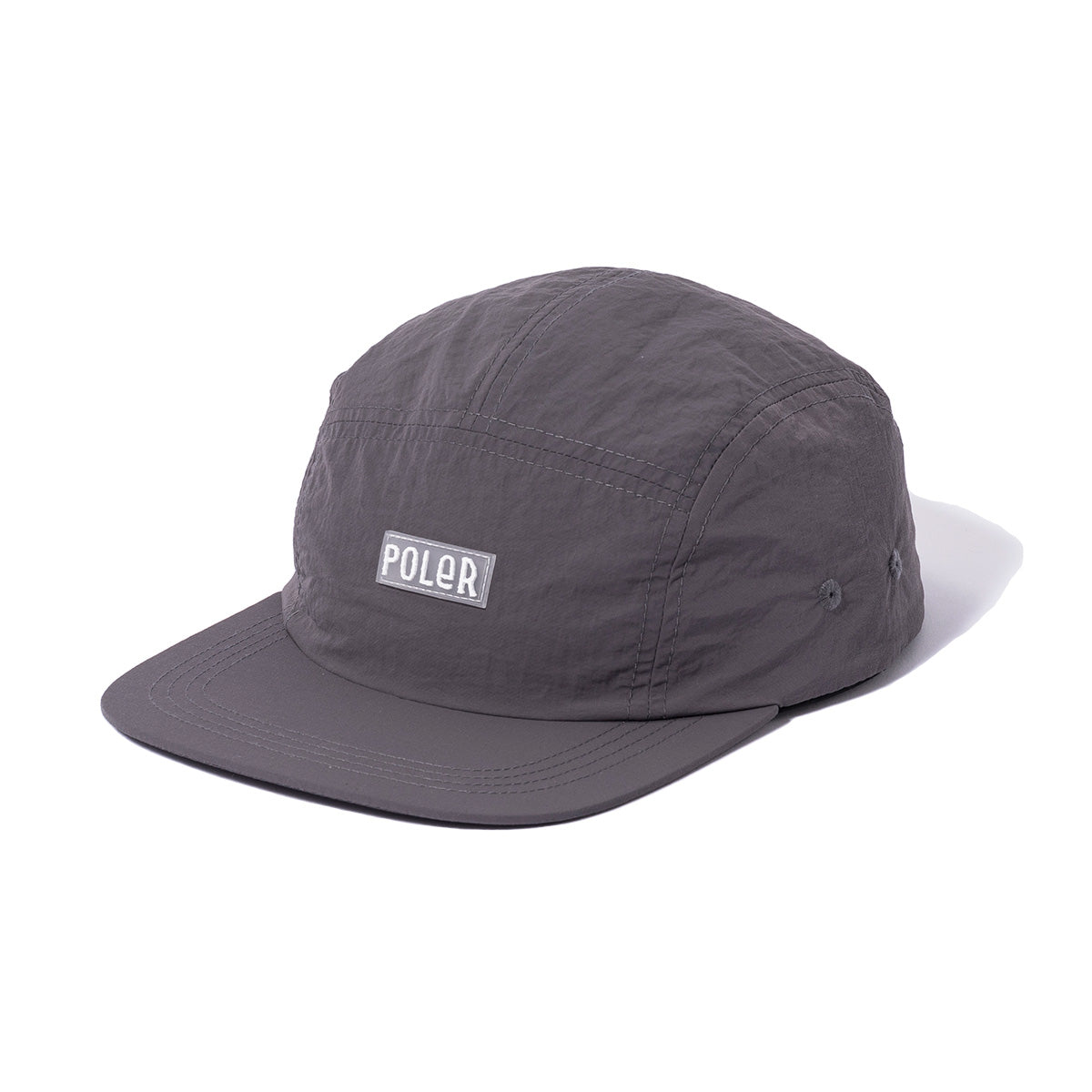 FURRY FONT NYLON 5P CAP HEADWEAR GRAY