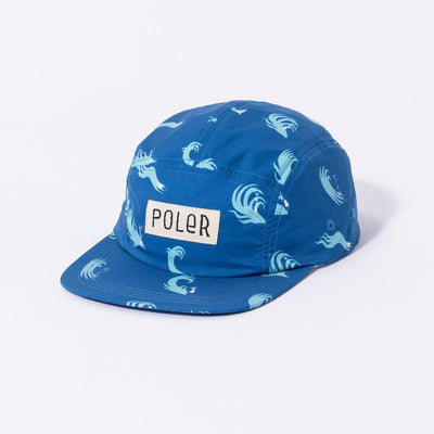 ALL OVER 5PANEL CAP NAVY HEADWEAR NAVY