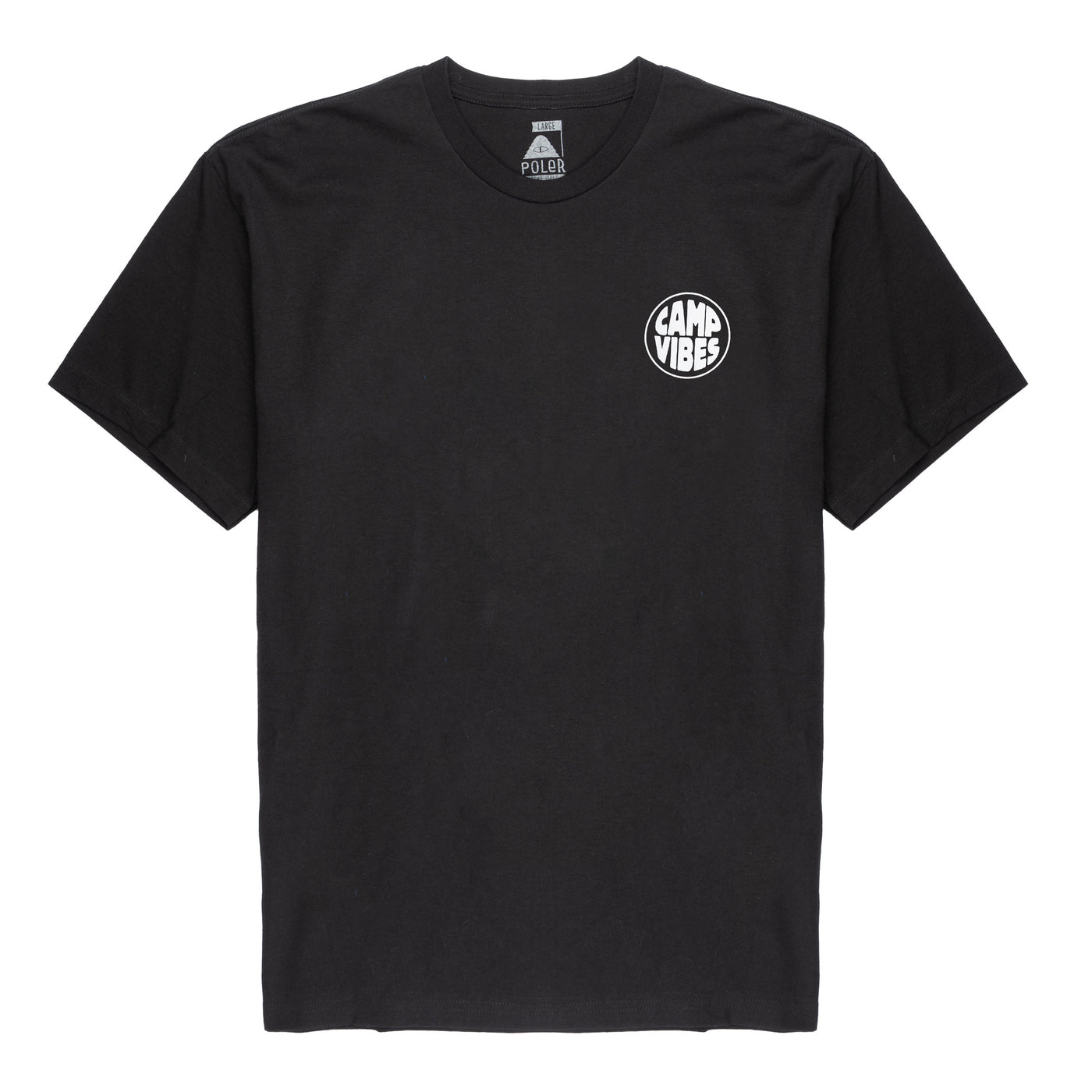 CAMP VIBES CIRCLE TEE TEE Black S