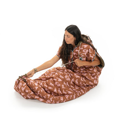 Reversible Napsack - Critter Brown product   