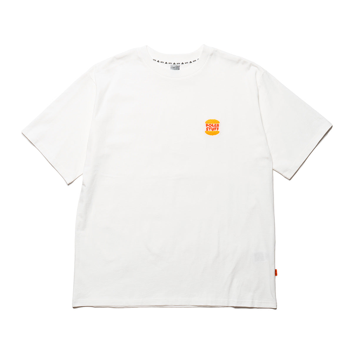 PRM WASH STEAMED HAMS CHENILLE EMB TEE TEE SHIRTS M WHITE