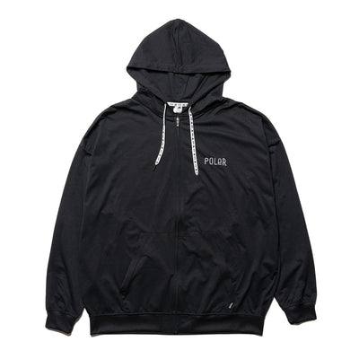 FURRY FONT QUICK DRY ZIP HOOD SURF GOODS