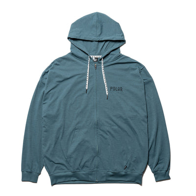 FURRY FONT QUICK DRY ZIP HOOD SURF GOODS