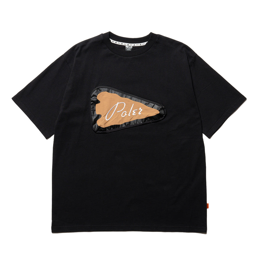 PRM Wash Arrowhead Pocket Tee - black Shirts S BLACK