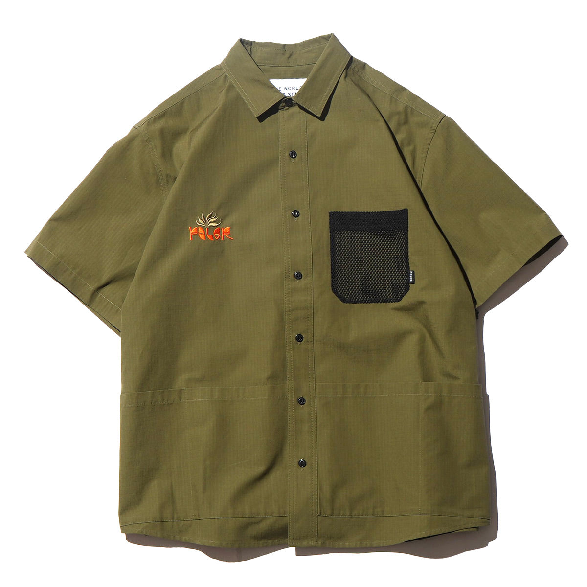 CT Rip Multi Pocket S/S Relax Fit Shirt product OLIVE S 