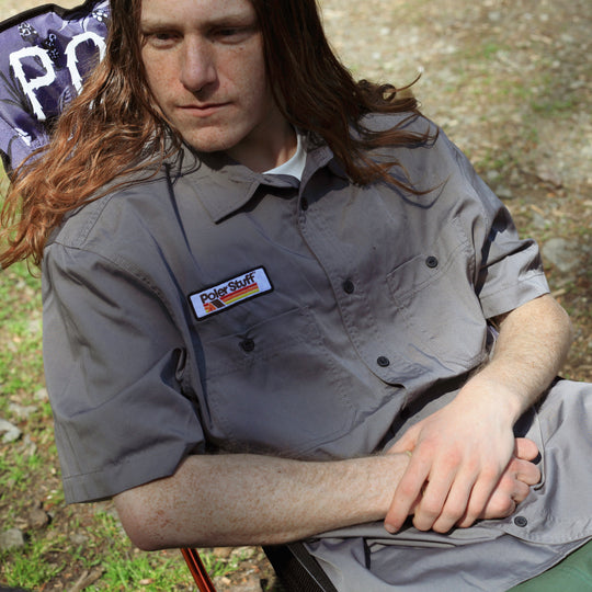 Poler S/S Relax Work Shirt - grey Shirts
