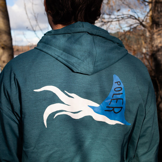 Furry Font Quick-Dry Zip Hood - white Sweatshirts + Hoodies