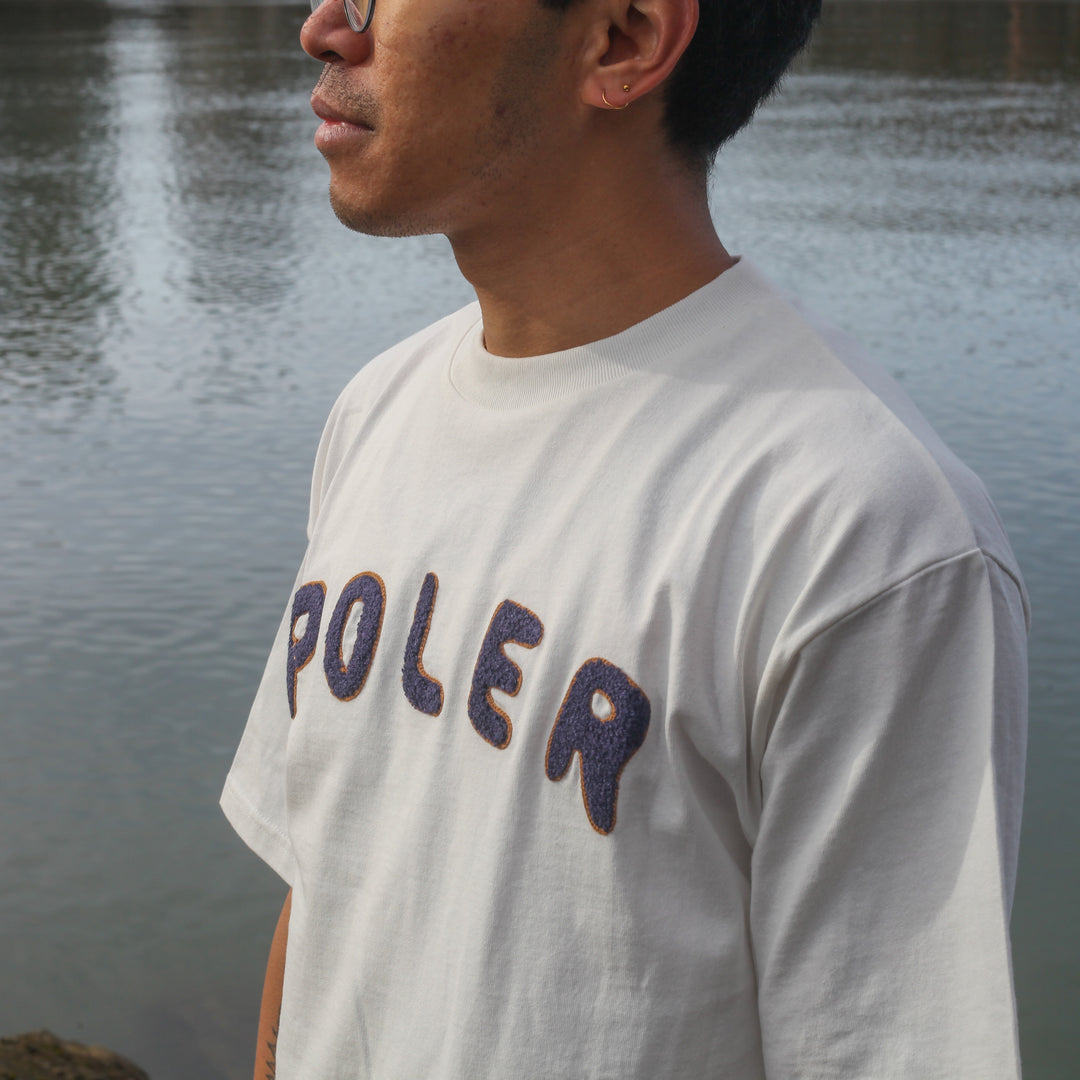 POLER ポーラー MOCK NECK TEE EMB (M) POLER MOCK NECK TEE EMB – polerjapan