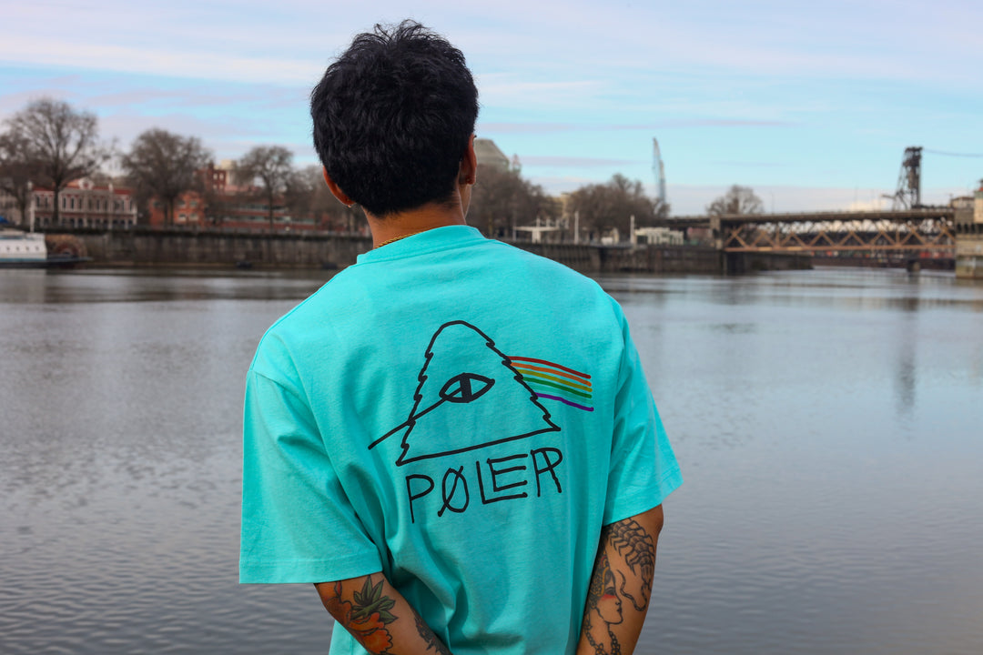 POLER PSYCHEDELIC RELAX FIT L/S TEE 紺 XL PSYCHEDELIC RELAX FIT TEE – Poler