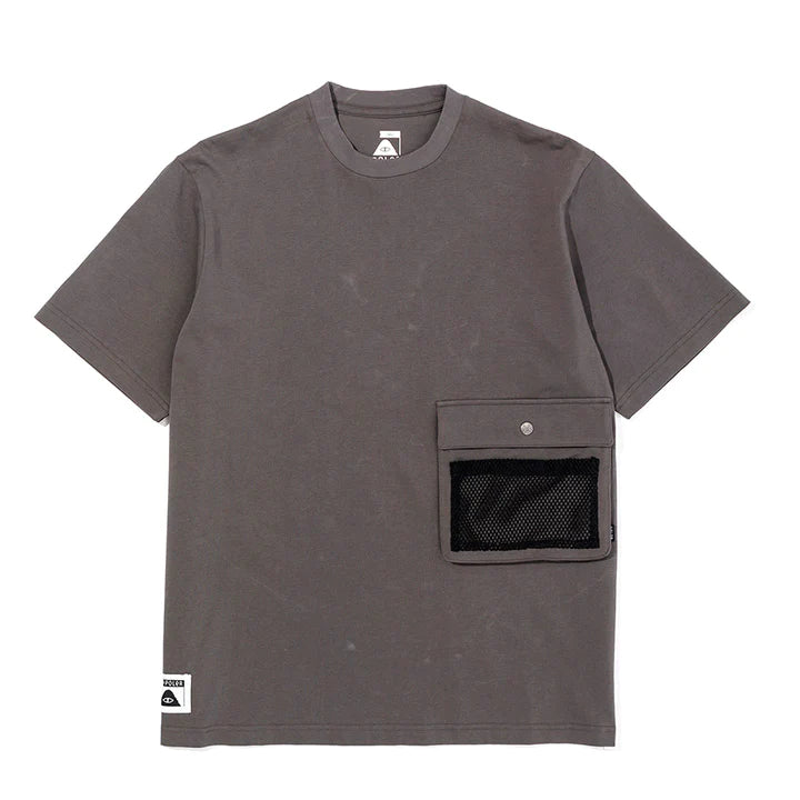 Max Weight D/Pocket Tee product HEATHER BLACK S 
